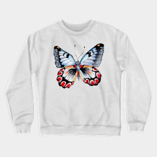 Butterfly Art On Crewneck Sweatshirt